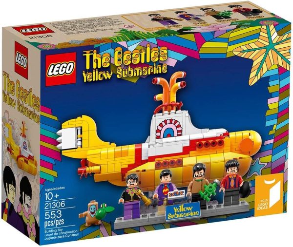 LEGO Ideas Yellow Submarine (21306) - Building Toy and Popular Gift for Fans of LEGO Sets and The Beatles (553 Pieces) - Image 2