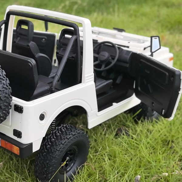 RC Rock Crawler WPL C74-1 RC Truck, 1:10 Scale 2.4GHz Remote Control Truck, 4WD All Terrain Off-Road RC Crawler with LED Lights and Rechargeble Battery for Adults - Image 8