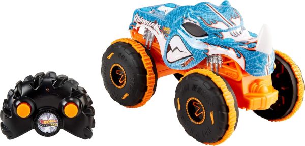 Hot Wheels RC Monster Trucks Rhinomite in 1:24 Scale, Remote-Control Toy Truck, All-Terrain Capabilities with Grip Action Tires, Full-Function RC - Image 2