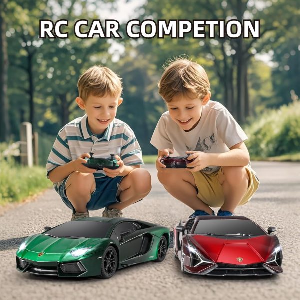 MIEBELY Lamboghini RC Car - 1:24 Scale Lambo Toy Car 3.7V 500mAh, LP700 Fast Remote Control Car for Boys 8-12, Rc Race Car Model Birthday Gifts for Kids Adults Boys Girls Age 6-12 Year Old - Image 7