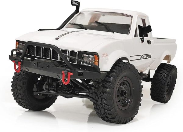 WPL C24-1 Remote Control Car Full Scale 1:16 4WD Off-Road Truck with Headlight RC Car, Climbing Vehicle Speed Model Toys… - Image 2