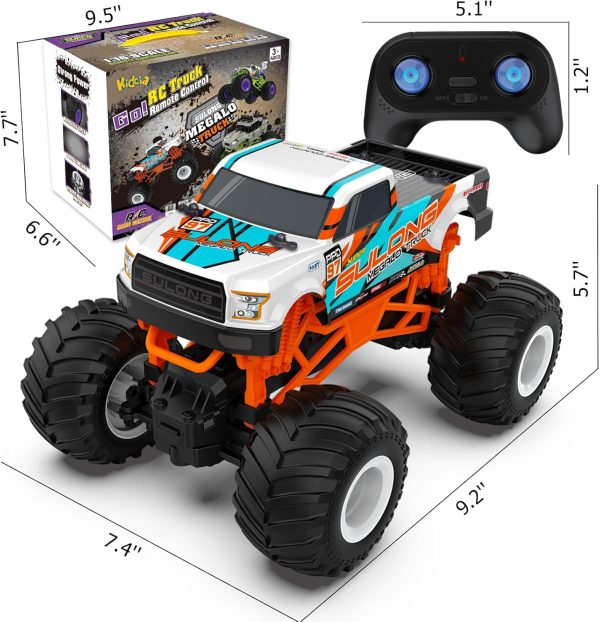 1:16 Scale RC Monster Truck - 2.4GHz All Terrain Car for Kids 4-12, 20 Km/h Off Road RC Truck, Christmas or Birthday Gift - Image 7