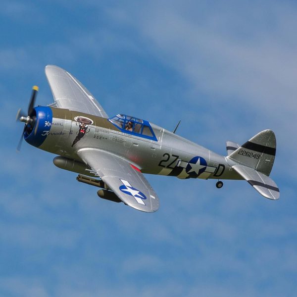 E-flite RC Airplane P-47 Razorback 1.2m BNF Basic-Transmitter Battery and Charger Not Included EFL08450 Airplanes B&F Electric - Image 6