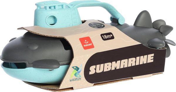 Aurora® Toys Versatile Wheatley™ Submarine Toy - Used to Create Exciting Storylines - for Creative Kids and Parents - Gray & Blue 10 Inches - Image 9