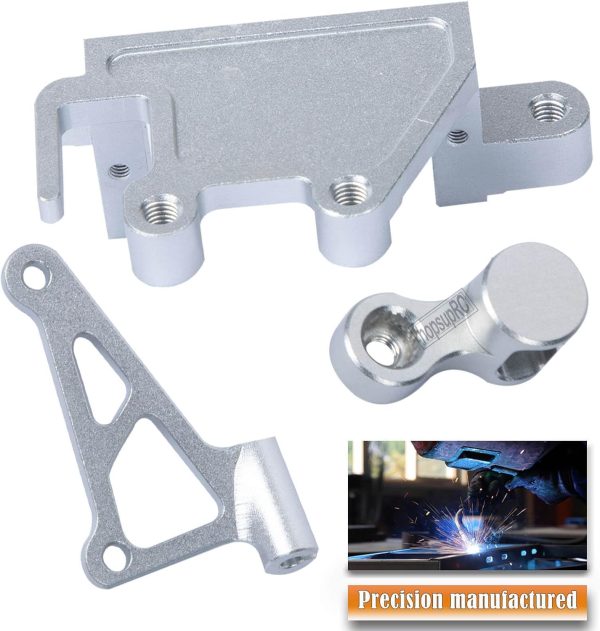 7075-T6 Aluminum Electronic Mount Set Upgrades Part for Losi 1/4 Promoto MX Motorcycle Dirt Bike RTR FXR LOS06000 LOS06002,Alloy Electronic Mount Set Hops Up,Silver - Image 5