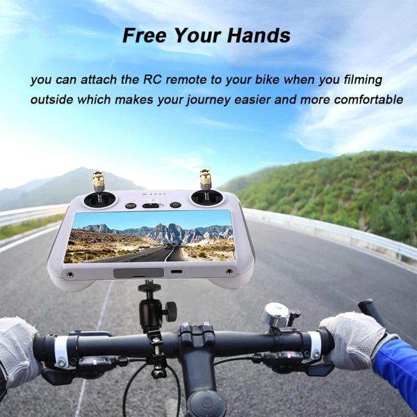 RC Controller Bike Mount for DJI Mini 3 Pro/Air 2s/Mavic 3 Drone Handlebar Aluminum Alloy Bracket Clamp Clip Accessories (Not for RC pro/RC N1/RC 2 Controller) - Image 6