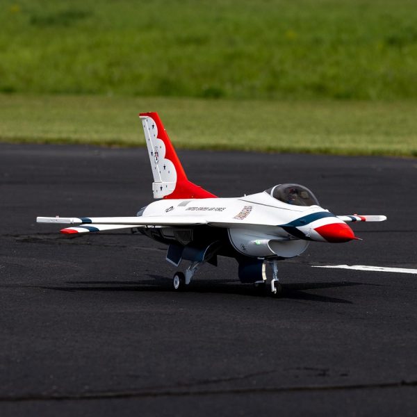 E-flite RC Airplane F-16 Thunderbirds 80mm EDF BNF Basic Transmitter Battery and Charger Not Included with AS3X and Safe Select EFL87950 Airplanes Bind and Fly Electric - Image 9