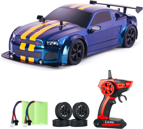 RC Drift Car, 1:14 Remote Control Car 4WD Drift GT RC Cars Vehicle High Speed Racing RC Drifting Car Gifts Toy for Boys Kids - Image 2