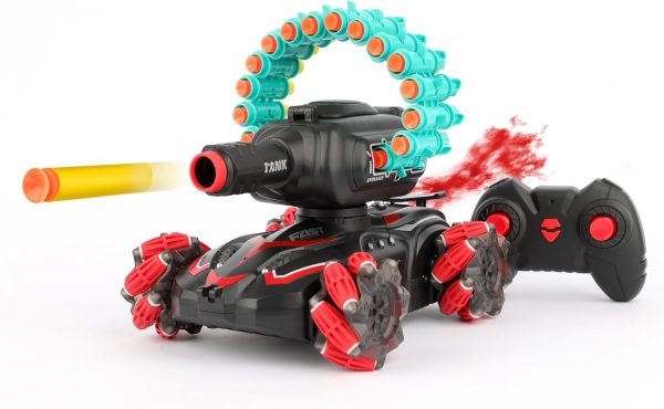 Ultimate Battle RC Tank with Dart Launcher - Remote Control Tank That Shoots Foam Darts - 50ft Range, 2.4GHz, 16 Foam Darts - Best Gifts for Kids Age 8-12 - Image 2