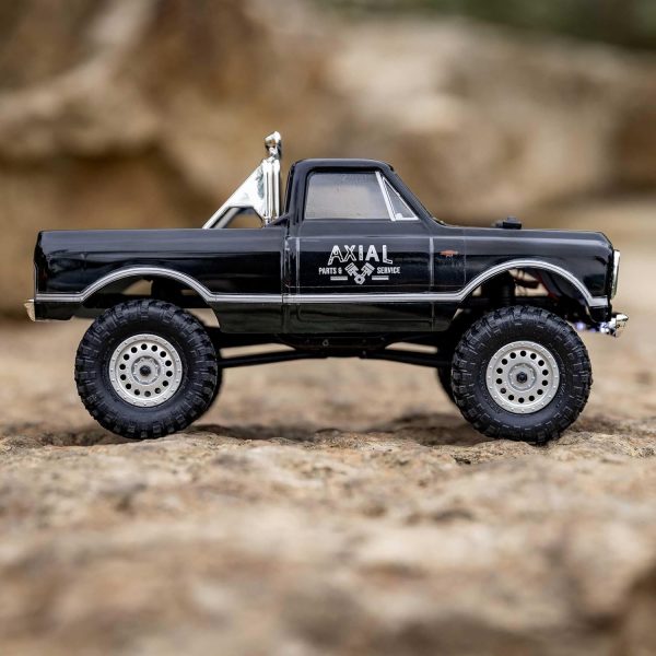 Axial RC Truck 1/24 SCX24 1967 Chevrolet C10 4WD Truck RTR (Comes with Everything Needed to Run), Black, AXI00001V2T4 - Image 4