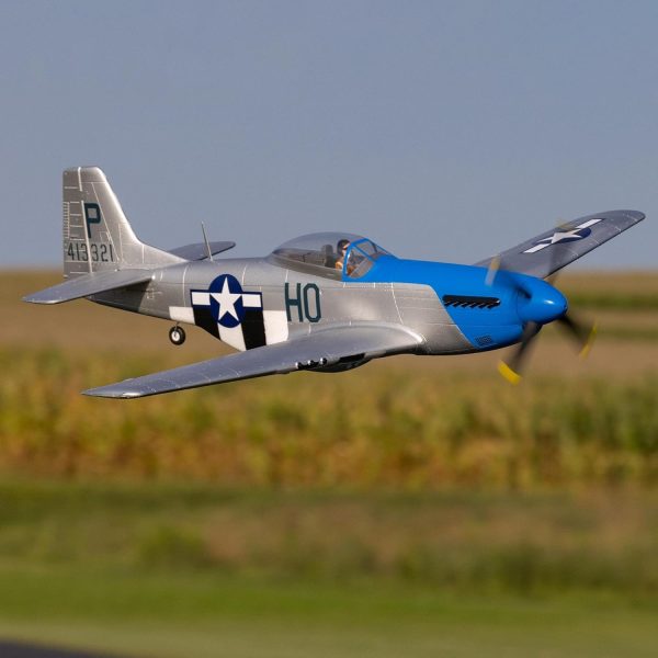 E-flite RC Airplane P-51D Mustang 1.2m BNF Basic (Transmitter, Battery and Charger Not Included) with AS3X and Safe Select “Cripes A’Mighty 3rd”, EFL089500 - Image 5