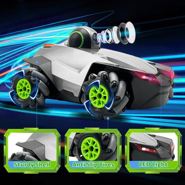 Remote Control Car with Camera for Kids,RC Car with 5G FPV 1080P HD Camera, FPV Car Toys 2 Batteries for 60 Mins Play, Gifts for Kids Boys Girls - Image 4