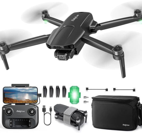 Holyton HT70 3 Axis Brushless Gimbal GPS Drones with Camera for Adults 4K; FAA Compliant FPV RC Quadcopter Drone with 4K/30FPS Video, 10000ft Range, QuickShot, Night Vision, Follow Me, Auto Return - Image 2