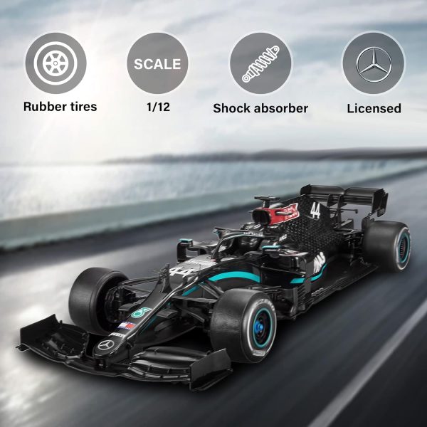 RASTAR RC Car 1/12 Scale 2.4Ghz Mercedes-AMG F1 W11 EQ Performance Officially Licensed RC Series Radio Remote Control Car - Image 4