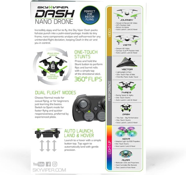 Sky Viper Dash Nano Drone - Image 3