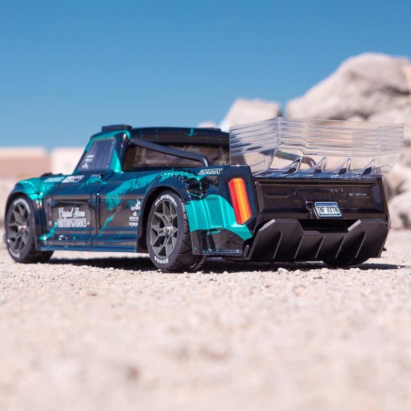 ARRMA RC Truck 1/8 Infraction 4X4 3S BLX 4WD All-Road Street Bash Resto-Mod Truck RTR (Batteries and Charger Not Included), Teal, ARA4315V3T2 - Image 6