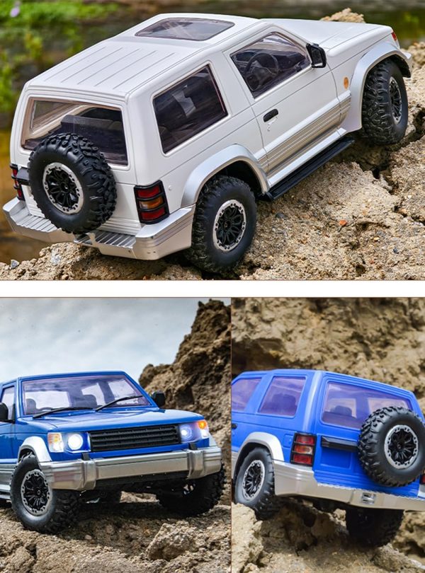 1/14 Scale RC Crawler, LDRC LD1297 RTR RC Truck 4x4 Off Road Vehicles 2.4GHz RC Rock Crawler Car with LED Lights, 280 Motor and Servo for Adults Hobby Toys (Blue) - Image 7