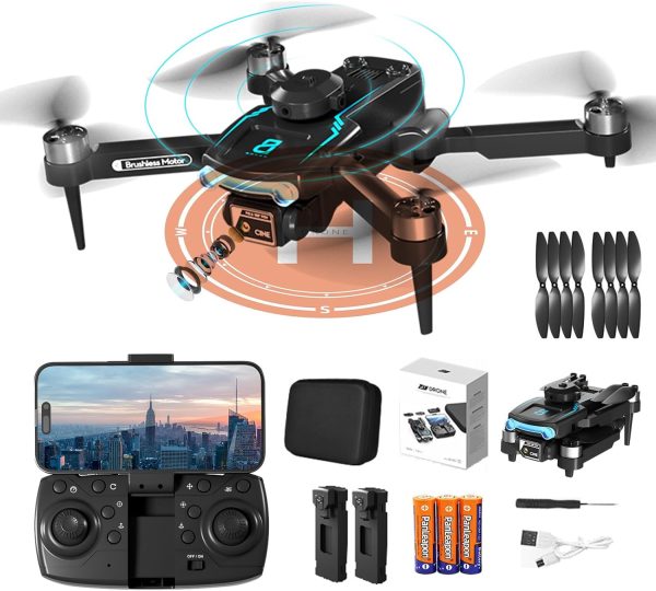 Drone with Camera for Adults 1080P HD,Mini Drone with Obstacle Avoidance 50 Min Long Flight Time,Foldable RC Quadcopter with Brushless Motor for Beginner,Dual Camera Drone from Techwonderz - Image 2