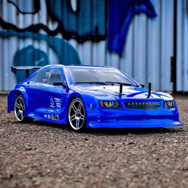 Redcat Racing EPX Drift Car with 7.2V 2000mAh Battery, 2.4GHz Radio and BL10315 Body (1/10 Scale), Metallic Blue - Image 7