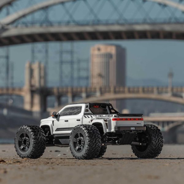 ARRMA RC Truck Big Rock 6S 4WD BLX 1/7 Monster Truck RTR (Battery and Charger Not Included) White, ARA7612T3 - Image 8