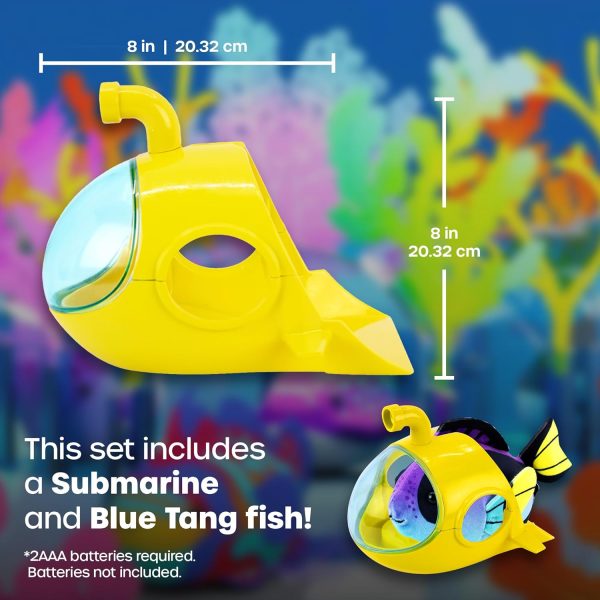 zhuzhu Aquarium Submarine Set with Blue Tang Fish - Image 4