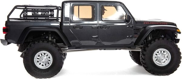 Axial RC Truck 1/10 SCX10 III Jeep JT Gladiator Rock Crawler with Portals RTR (Batteries and Charger Not Included), Gray, AXI03006BT1 - Image 5