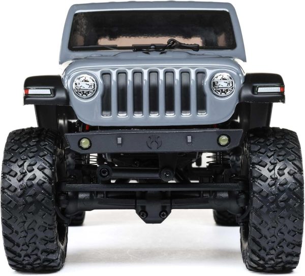 Axial RC Truck SCX24 2019 Jeep Wrangler JLU CRC, Gray: 1/24 4WD RTR (Battery and Charger Included), AXI00002V3T3 - Image 10