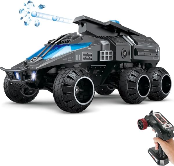 Mostop Remote Control Car, 1200pcs Water Shots RC Crawler 6WD Hobby RC Cars for Kids Boys, 1/12 Scale Off-Road Rock Crawler RC Car Space Vehicle Toy Gift with Speed & Steering Control Car - Image 2