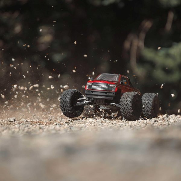 ARRMA RC Truck Big Rock 6S 4WD BLX 1/7 Monster Truck RTR (Battery and Charger Not Included) Red, ARA7612T2 - Image 8