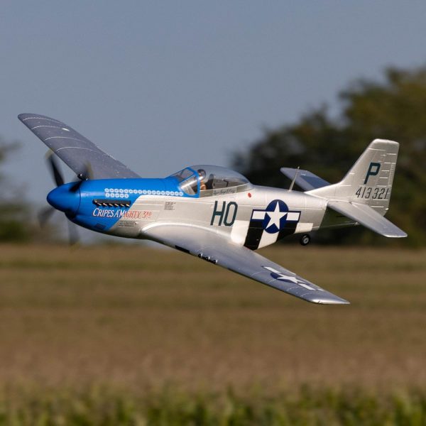 E-flite RC Airplane P-51D Mustang 1.2m BNF Basic (Transmitter, Battery and Charger Not Included) with AS3X and Safe Select “Cripes A’Mighty 3rd”, EFL089500 - Image 4