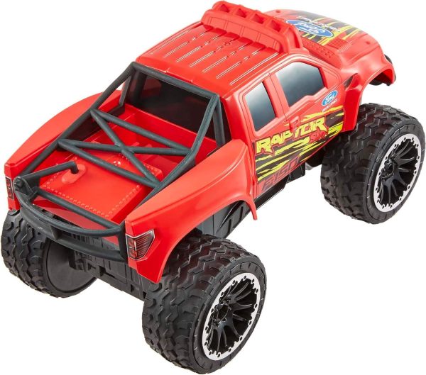 Hot Wheels RC Red Ford F-150, Full-Function Remote-Control Toy Truck, Large Tires & High-Performance Engine, 2.4 GHz with Range of 65ft - Image 5