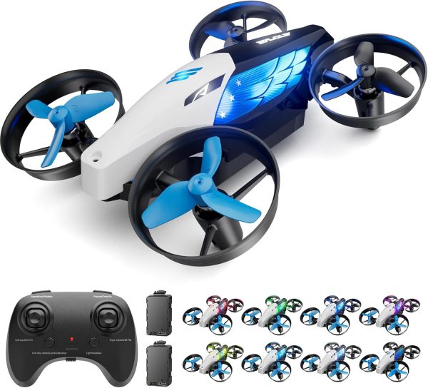 Drones for Kids 8-12 Mini Drone for Age 10-15 Boys Small Micro Indoor Nano RC Quadcopter,2-in-1 Remote Control Toy with 7+2Light Modes,5Flying Postures,Land Mode,Auto rotation,Circle Fly,Altitude Hold - Image 2