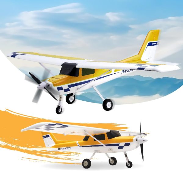 Fms Rc Planes for Adults Beginners 1220mm Ranger Remote Control Airplane with Reflex Yellow Hobby Rc Airplanes PNP (No Transmitter Battery,Charger) - Image 2