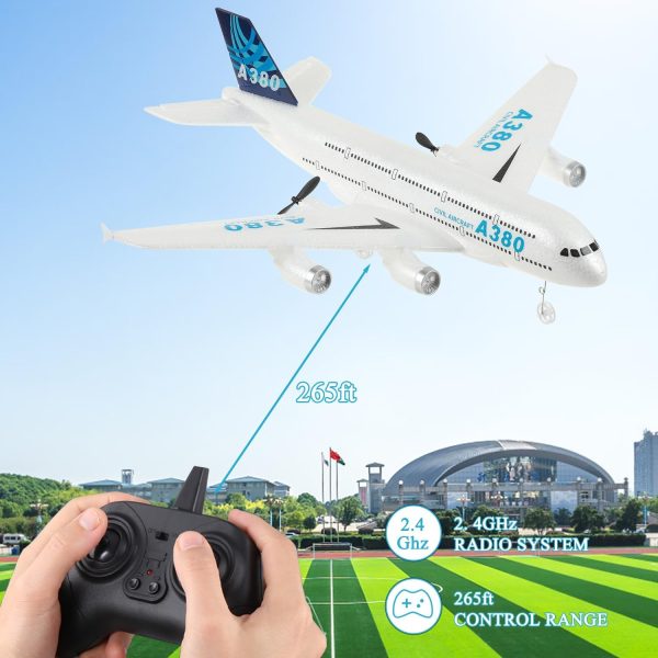 Fistone Remote Control Airplane, RC Plane Ready to Fly, 2.4G 3 Channel RC Aircraft Builted in 6-Axis Gyro, Durable EPP Foam RC Plane, Easy to Fly RC Fighter for Beginner Kids Adults - Image 7