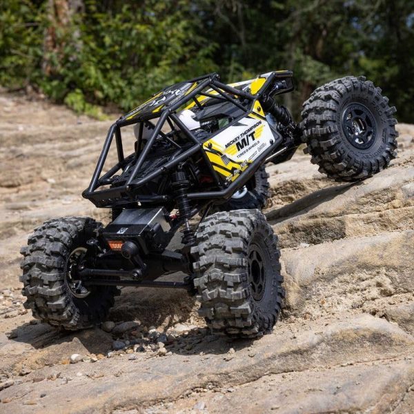 Axial UTB18 Capra 4WS 4WD Trail Buggy RTR W Battery & Charger - Remote Control Car, RC Cars, RC Rock Crawler Buggy 1/18 Scale for Adults Yellow (AXI-1750T2) - Image 7