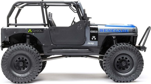 Axial RC Truck 1/10 SCX10 III Jeep CJ-7 4WD Brushed RTR (Battery and Charger Not Included), Grey, AXI03008T2 - Image 8