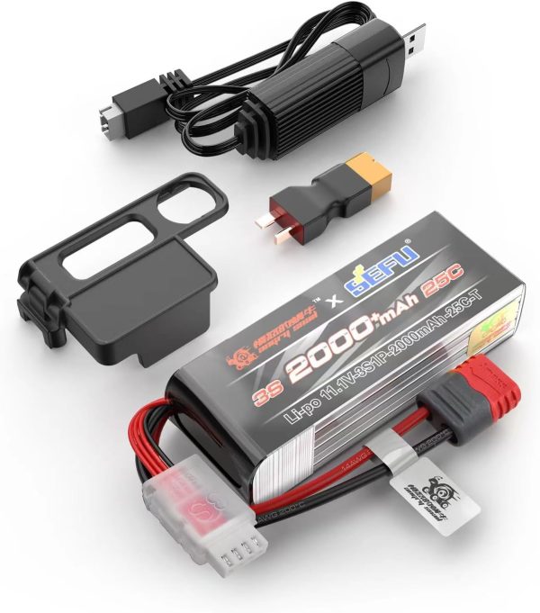 HYPER GO Angry Snail 3S2000 RC Car Upgrade Accessories 3S 11.1V 2000 mAh 25C LiPo Battery, Spare Parts RC Battery All 1/14, 1/16 Scale - Image 2