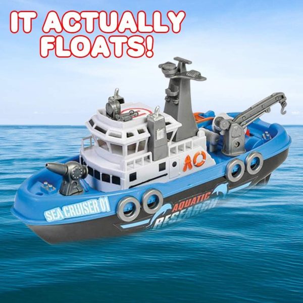 ArtCreativity Aquatic Research Vessel, BatteryOperated Toy Ship for Kids, Floats in Water, Floating Bathtub and Pool Toy for Boys and Girls, Best Birthday Gift for Children - Image 3