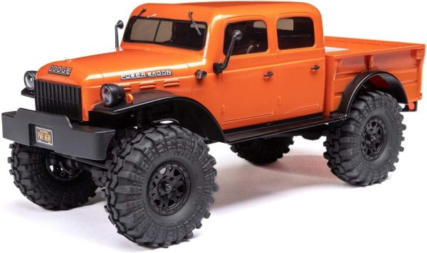 Axial RC Truck SCX24 40's 4 Door Dodge Power Wagon Orange1/24 4 Wheel Drive-RTR (Everything Needed to Run Included) AXI00007T1 - Image 2