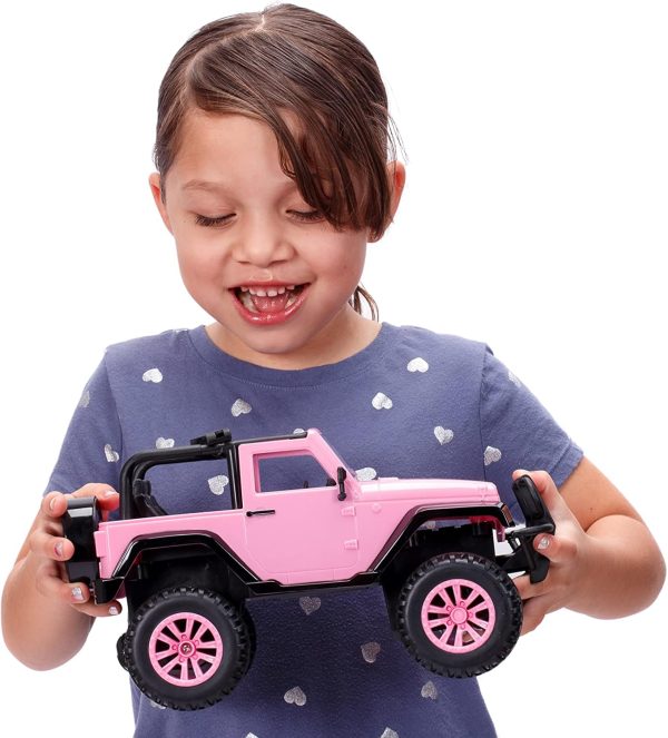 Jada Toys GIRLMAZING Jeep R/C Vehicle (1:16 Scale), Pink, Standard - Image 5