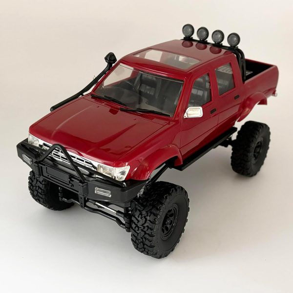 RC Rock Crawler 4x4 RC Truck 1/16 Scale RC Crawler WPL C64-1 Remote Control Truck Off Road RTR All Terrain 260 Motor 2.4GHz Fully Proportional Upgraded Chassis Hobby Vehicle for Adult - Image 8