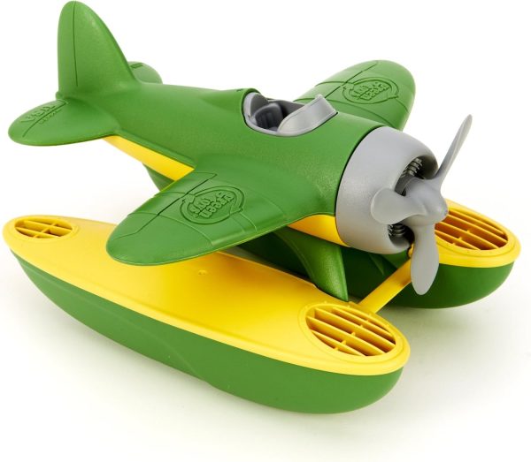 Green Toys Seaplane in Green Color - BPA Free, Phthalate Free Floatplane for Improving Pincers Grip. Toys and Games ,9 x 9.5 x 6 inches - Image 3