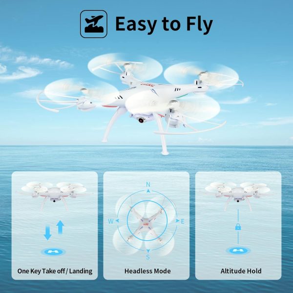 Cheerwing Syma X5SW-V3 FPV Drone with 720P Camera for Adults and Kids, One Key Start, Altitude Hold, Custom Flight - Image 4