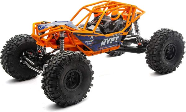 Axial RC Truck 1/10 RBX10 Ryft 4WD Brushless Rock Bouncer RTR (Battery and Charger Not Included), Orange, AXI03005T1, Unisex Adult - Image 2