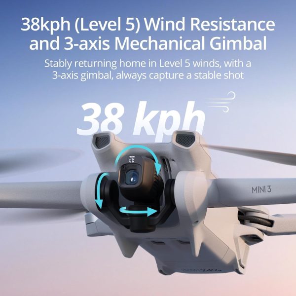 DJI Mini 3 (DJI RC), Lightweight 3x Mechanical Gimbal Drones with Camera for Adults 4K, 38-min Flight Time, up to 32800ft (10km) Video Transmission, Vertical Shooting, GPS Auto Return Integrated - Image 6