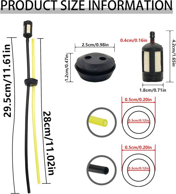 Tubing Oil Filter kit with Fuel Tank Cap fit zenoah Engine chongyang Engine for Hpi Baja Rovan King Motor 5B 5T 5SC - Image 4