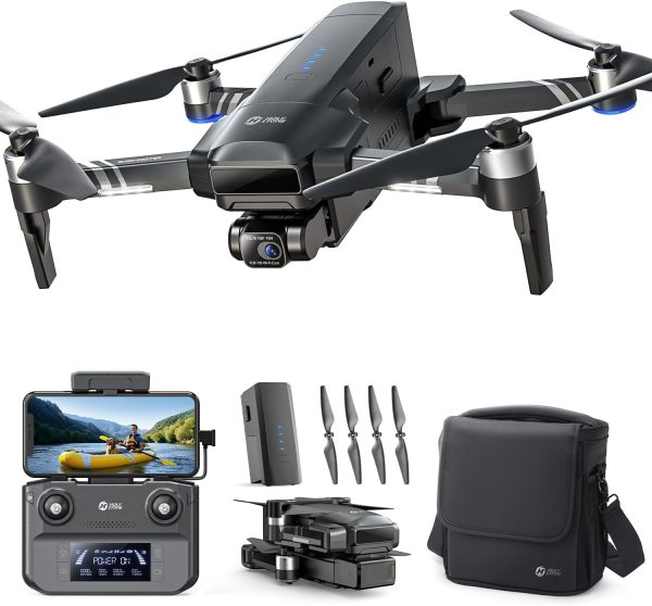 Holy Stone HS600 2-Axis Gimbal Drones with Camera for Adults 4K EIS, Integrated Remote ID, 10000 FT Range Transmission, GPS Drone with Brushless Motors, 4K/30FPS, Follow Me, Level 6 Wind Resistance - Image 2