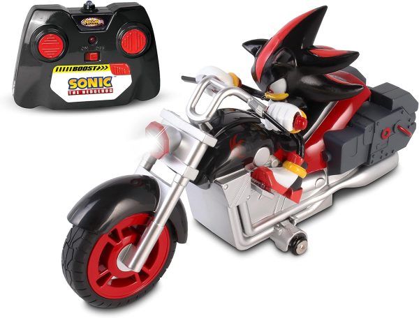 NKOK Sonic Sega All-Stars Racing RC Shadow Motorcycle; Full Function 2.4 GHz Radio Control with Turbo Boost; Ages 6+ - Image 2