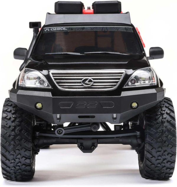 Axial RC Truck SCX24 Lexus GX 470: 1/24 4WD RTR (Everything Needed to Run is Included), Black, AXI-1532T3 - Image 10