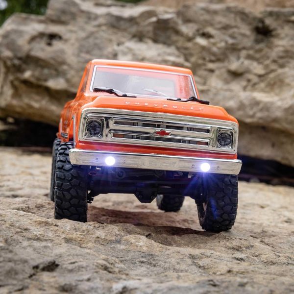 Axial RC Truck 1/24 SCX24 1967 Chevrolet C10 4WD Truck RTR (Comes with Everything Needed to Run), Orange, AXI00001V2T3 - Image 3